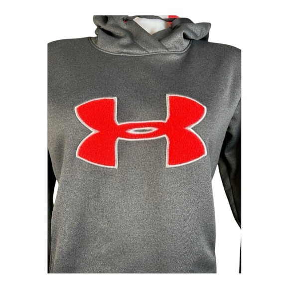 Under Armour Tops - Under Armour Storm Women’s Hoodie – Size Small semi fitted. Grey w/ orange logo
